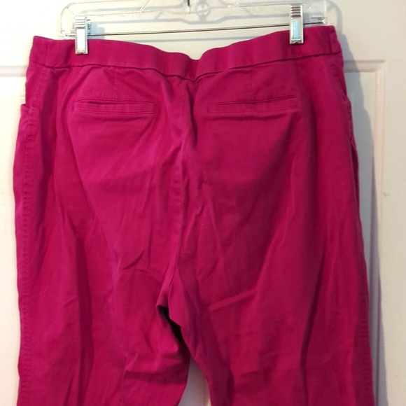George Brand Magenta Pants Zip Up Button Closure Stretch 16W - Picture 5 of 10